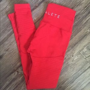 Alphalete R6 Leggings Red